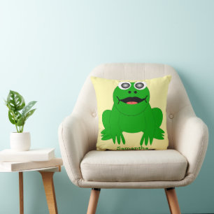 Frog Design Personalised Cushion