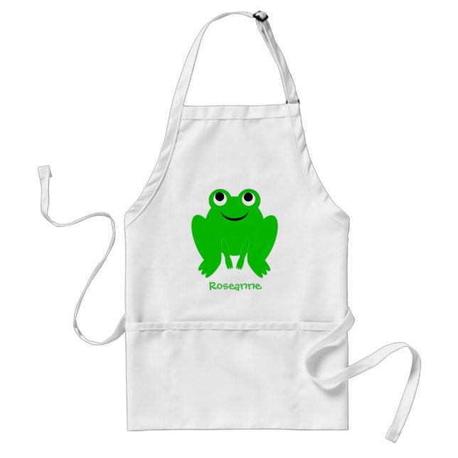Frog Design Personalised  Standard Apron (Front)