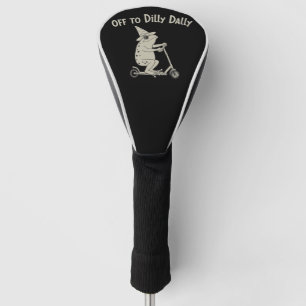 Frog Dilly Dallying Born To Dilly Dally Silly Meme Golf Head Cover
