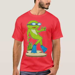Frog Diver Swimming goggles T-Shirt