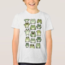 Frog Doodle Pattern - Kawaii Gift for Kids