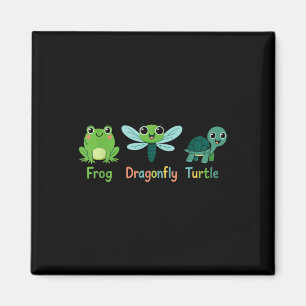 Frog Dragonfly Turtle Humour Subtle Political Magnet