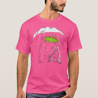 Frog Drawing Animal Art Frog T-Shirt