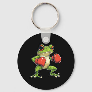 Frog Dressed As A Boxer Funny Boxing Key Ring