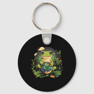Frog Earth Day Key Ring