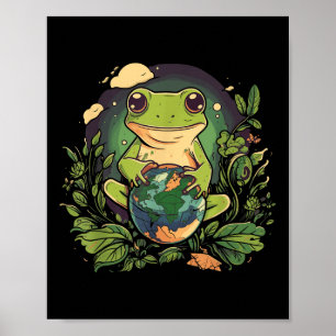 Frog Earth Day Poster