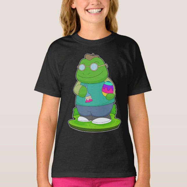 Frog Easter Painter T-Shirt (Front)