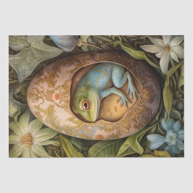 Frog Easter Tissue Paper (Front)