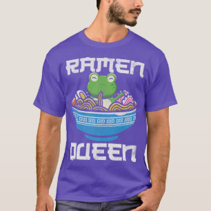 Frog Eating Ramen Japanese Noodles T-Shirt