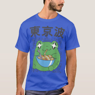 Frog Eating Ramen Kawaii Anime Japan Cottagecore A T-Shirt