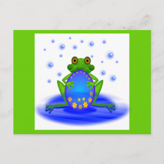Frog & Egg Postcard