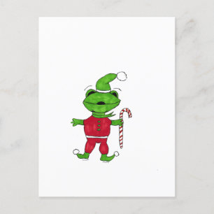 Frog Elf Postcard
