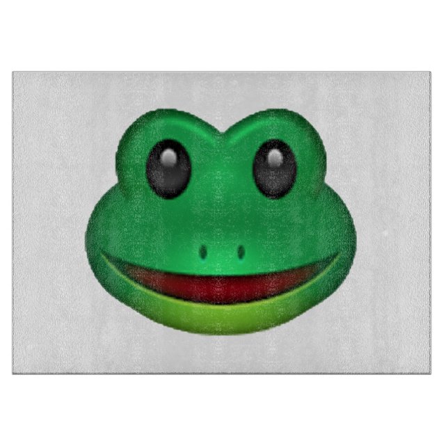 Frog - Emoji Cutting Board (Front)