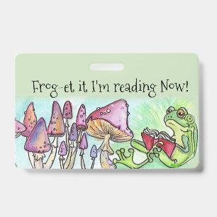 Frog-et It! Storybook Reading Frog ID Badge