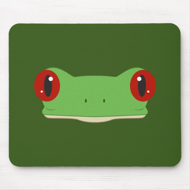 Frog Face Mouse Mat (Front)