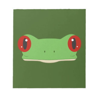 Frog Face Notepad