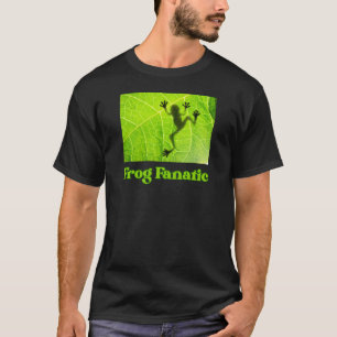 Frog Fanatic for Frog on a leaf T-Shirt