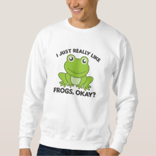 Frog Favourite Animal Sweet Frogs For Animal Lover Sweatshirt