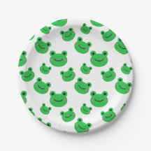 Frog First Birthday party Croaking Green Glitter