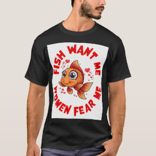 Frog Fisher Fishing rod T-Shirt