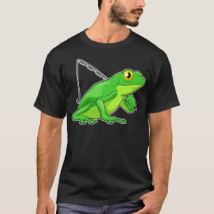 Frog Fisher Fishing rod T-Shirt
