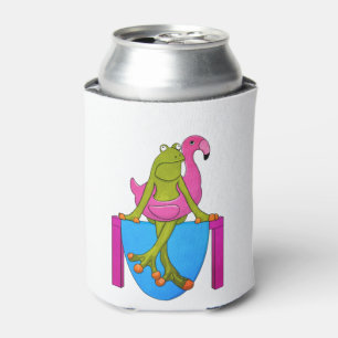 Frog & Flamingo Can Cooler