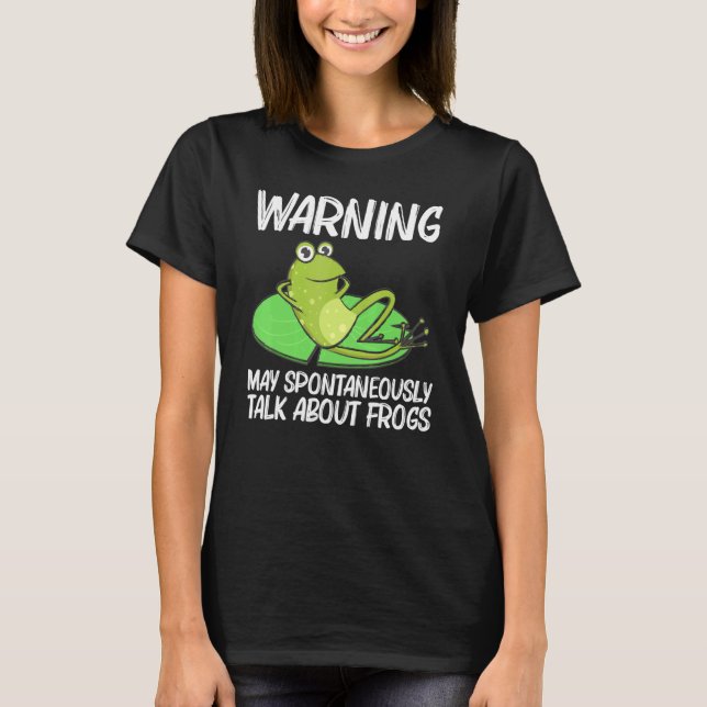 Frog For Men Women Cute Bullfrog Toad Tadpole _7 T-Shirt (Front)