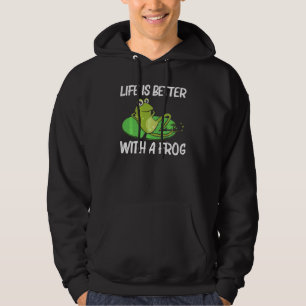 Frog For Men Women Cute Bullfrog Toad Tadpole Hoodie