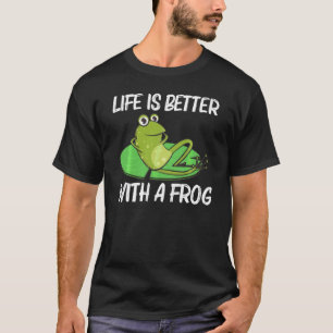 Frog For Men Women Cute Bullfrog Toad Tadpole T-Shirt