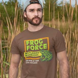Frog Force Wetlands Warriors Nature Lover T-Shirt