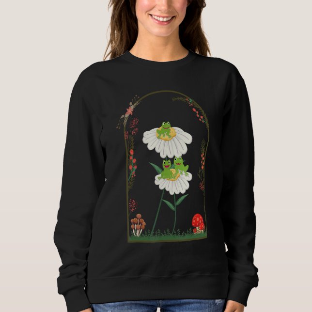 Frog Forestcore Farmcore Sweatshirt (Front)