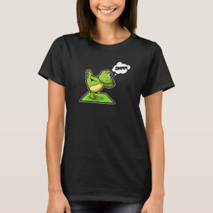 Frog Frog Yoga Poses Sports Gymnastics Ohm Heartbe T-Shirt