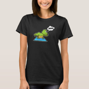 Frog Frog Yoga Poses Sports Gymnastics Ohm Heartbe T-Shirt