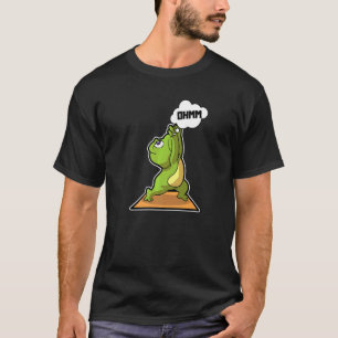Frog Frog Yoga Poses Sports Gymnastics Ohm Heartbe T-Shirt