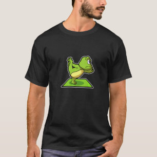 Frog Frog Yoga Poses Sports Gymnastics Ohm Heartbe T-Shirt