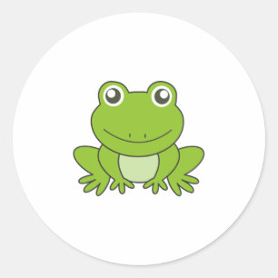 Frog Frogs Funny Animal Friends For Kids Classic Round Sticker
