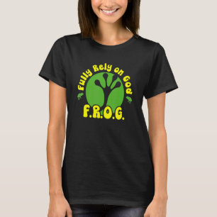 FROG Fully Rely On God Christian Frog T-Shirt