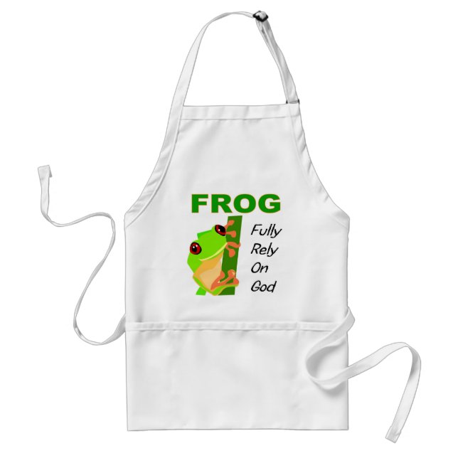 FROG, Fully rely on God Standard Apron (Front)