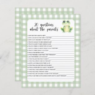 Frog - games - 20 questions about the parents