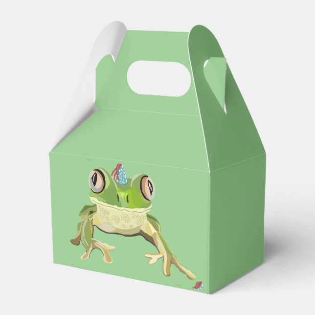 Frog Gift bags Favour Box (Front Side)