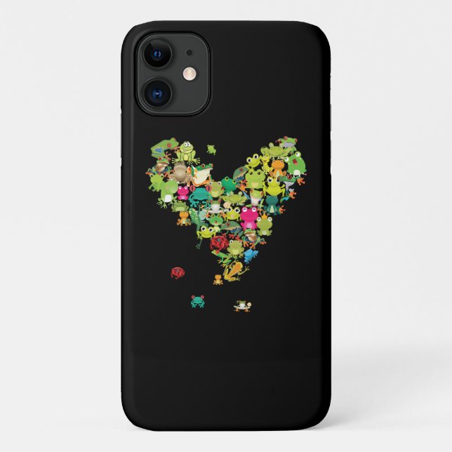Frog Gift | Heart Frogs Case-Mate iPhone Case (Back)