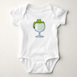 Frog Glass Baby Bodysuit