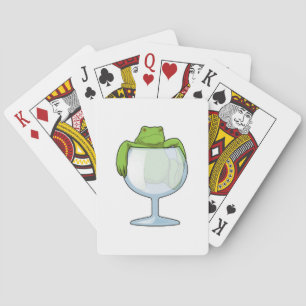 Frog Glass Playing Cards