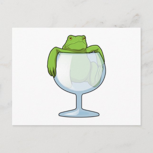 Frog Glass Postcard (Front)