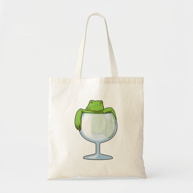 Frog Glass Tote Bag (Front)