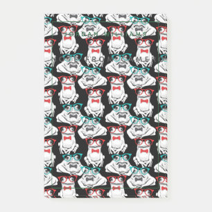 Frog Glasses Pattern   Add Your Name Post-it Notes