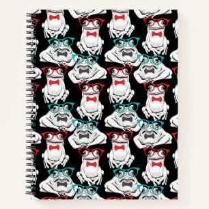 Frog Glasses Pattern Notebook