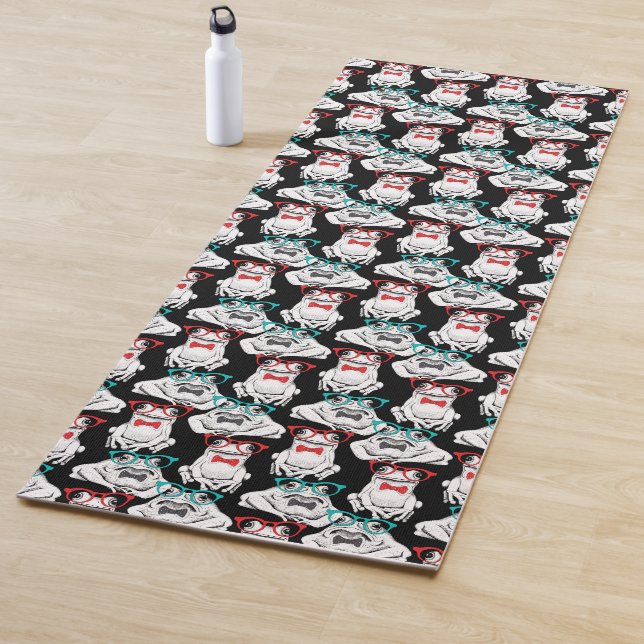 Frog Glasses Pattern Yoga Mat (In Situ)