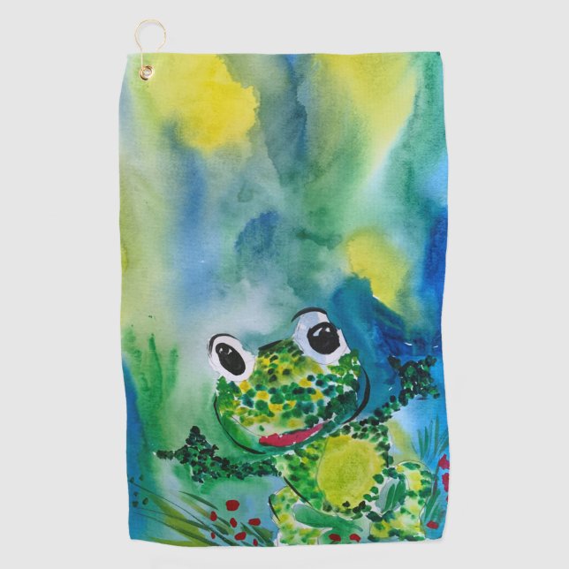 Frog Golf Towel (Front)