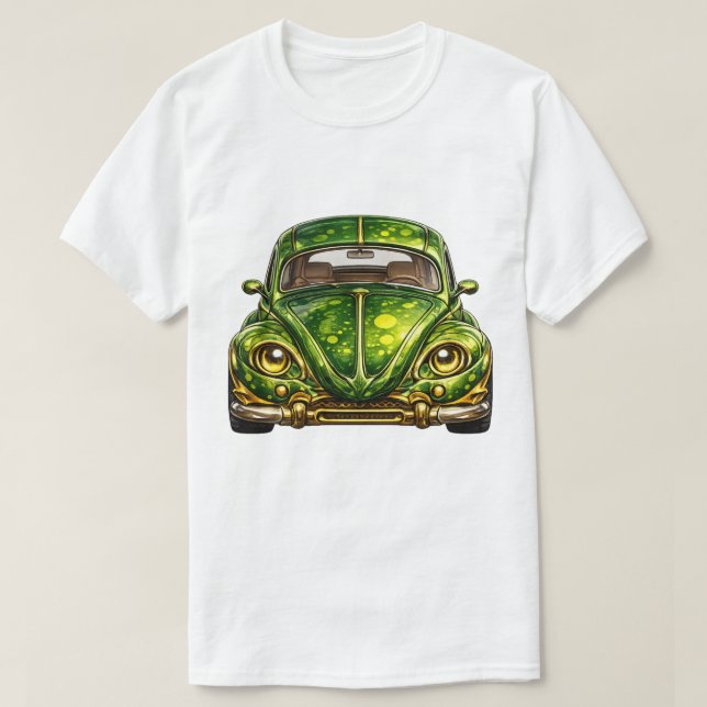 Frog Green Classic Cruiser — BV-BFG Front View T-Shirt (Design Front)